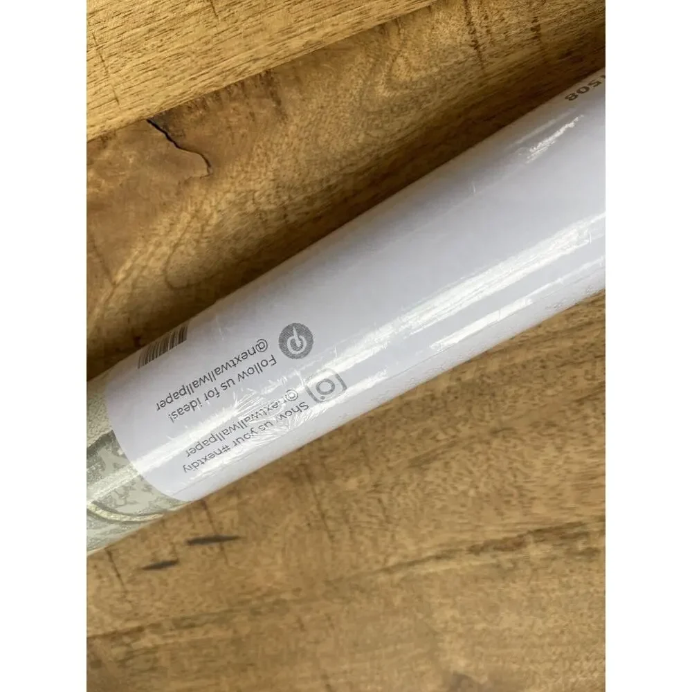 NextWall NW41508 Morris Flower Wallpaper in Daydream Grey & Pearl Blue NEW